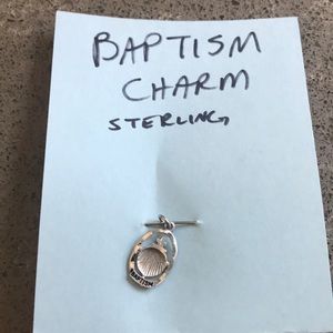 Baptism Sterling bracelet charm